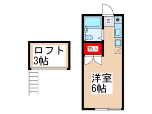 アビタシオン国立の物件間取画像